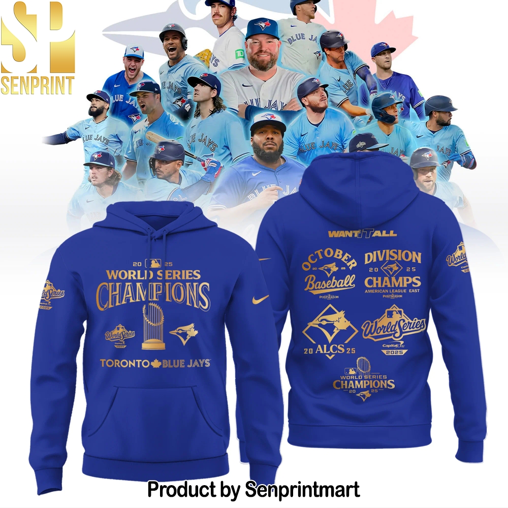 Toronto Blue Jays 2025 World Series Champions Unisex Shirt – Sports Fan Outfit 3198