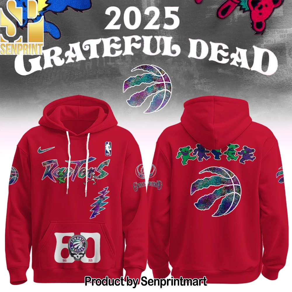 Toronto Raptors x Grateful Dead 60th Hoodie Editions Limited 1965 2025 – Sports Fan Outfit 3428