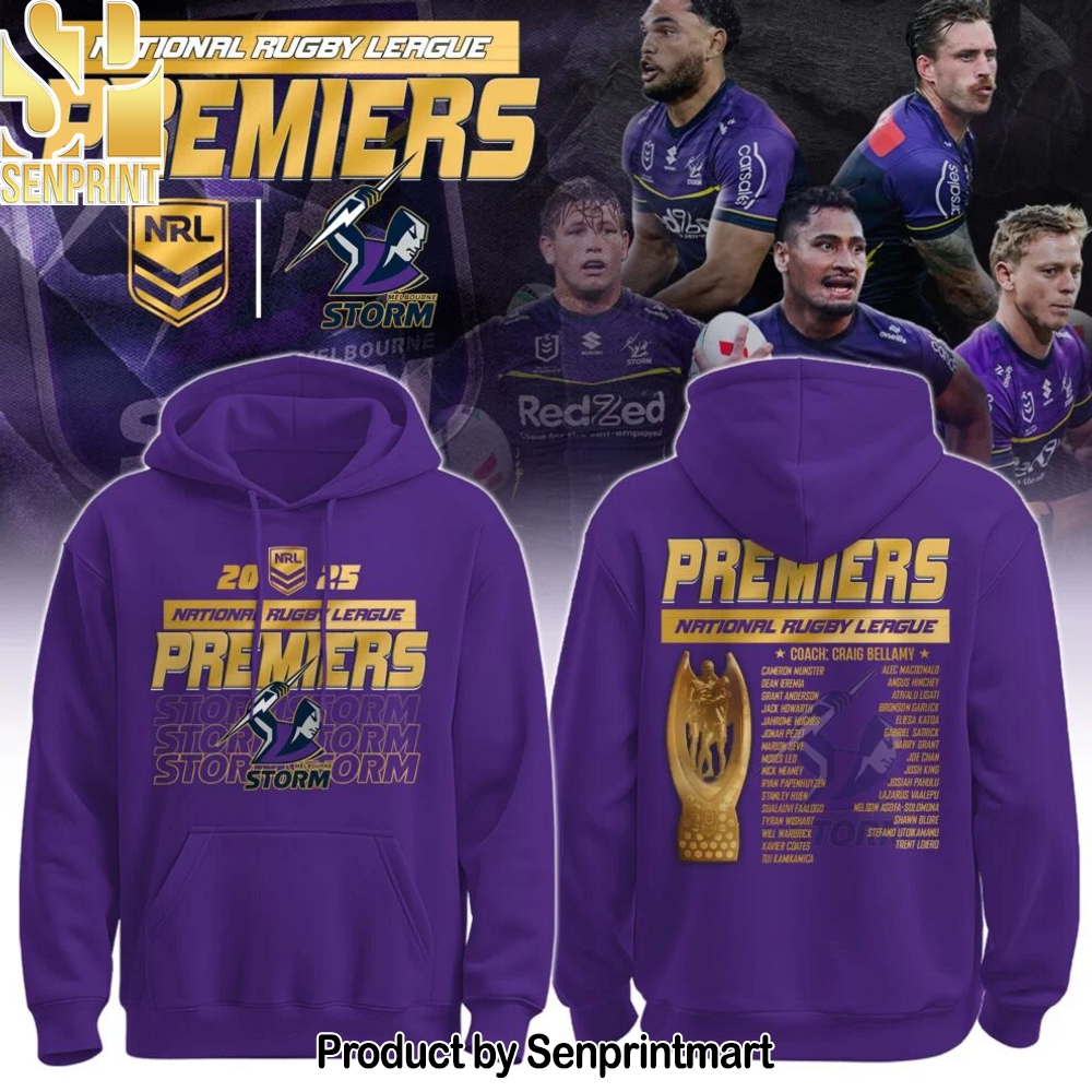 Unisex Storm 2025 Premiers Championship Hoodie – Sports Fan Outfit 1544