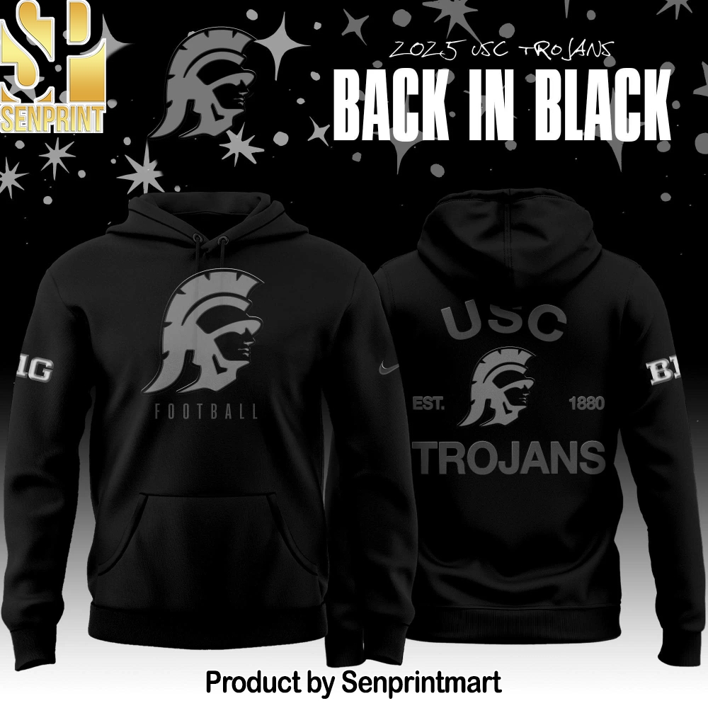 USC Trojans football Back In Black 2025 Special Edition Hoodie – Sports Fan Outfit 2870