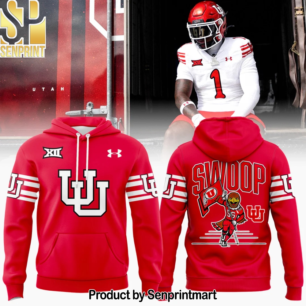 Utah Football Big 12 Conference 2025 New Red Hoodie – Sports Fan Outfit 3482