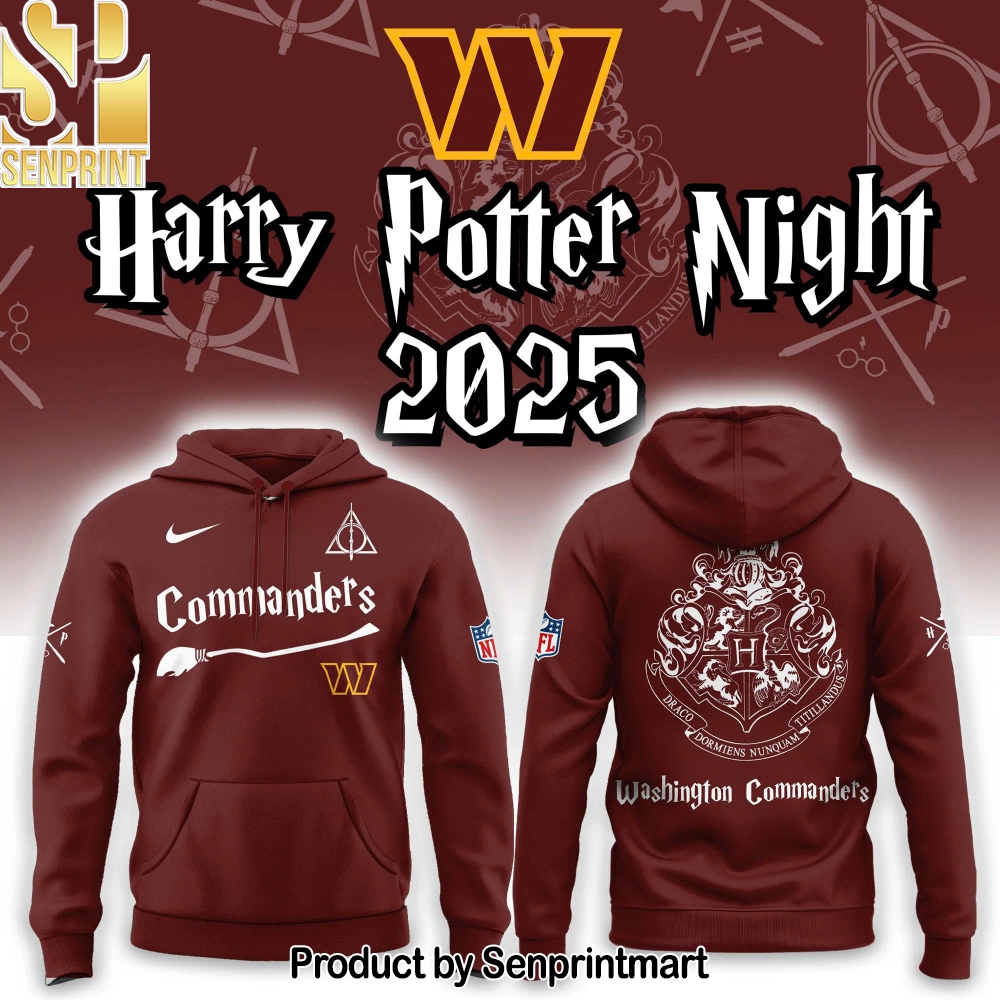 Washington Commanders Harry Potter 2025 Unisex Shirt – Sports Fan Outfit 1556