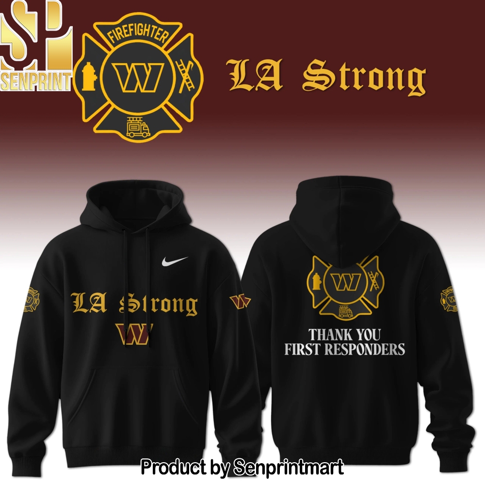 Washington Commanders have teamed up and the LA sports community to support those impacted by the tragic wildfires Hoodie – Sports Fan Outfit 4202