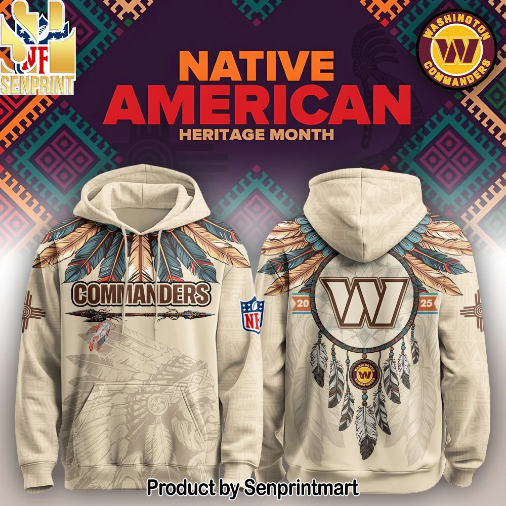 Washington Football Native American Heritage Month Hoodie – Sports Fan Outfit 2224