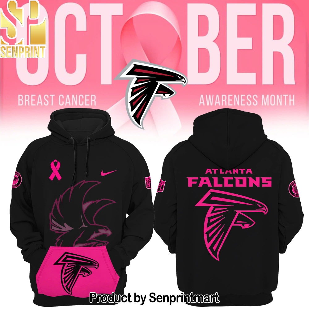 Women’s Nike Black Atlanta Falcons 2024 NFL Crucial Catch Club Pullover Hoodie – Sports Fan Outfit 3436