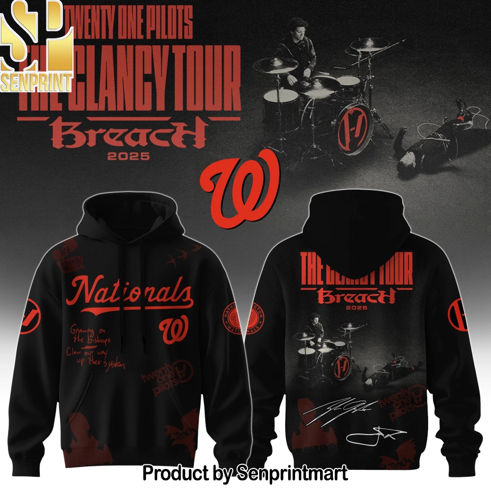 WSH x Twenty One Pilots The Glancy Tour 2025 Hoodie Limited Edition – Sports Fan Outfit 3967