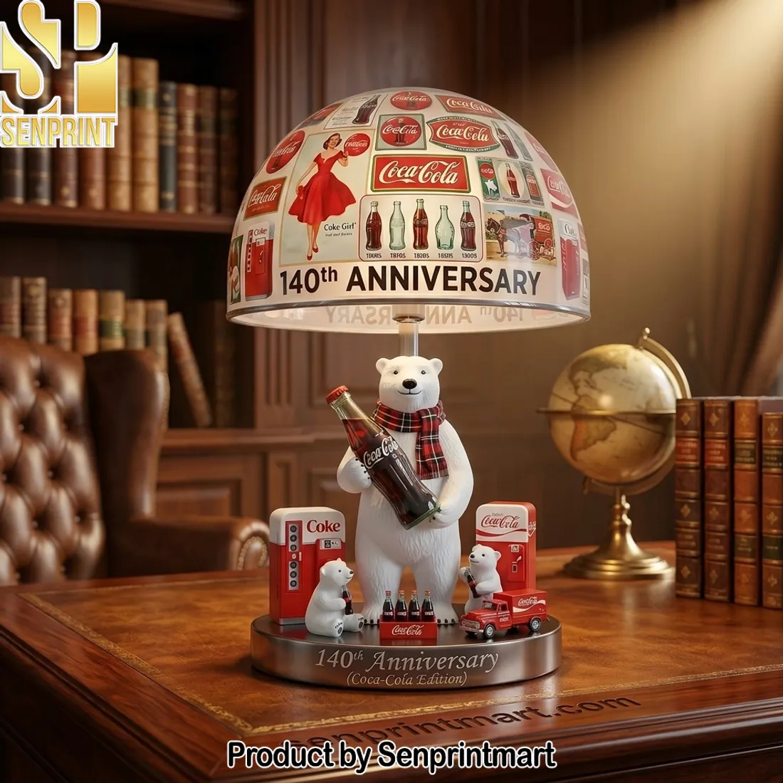 Coca-Cola 140th Anniversary Polar Bear LED Night Light