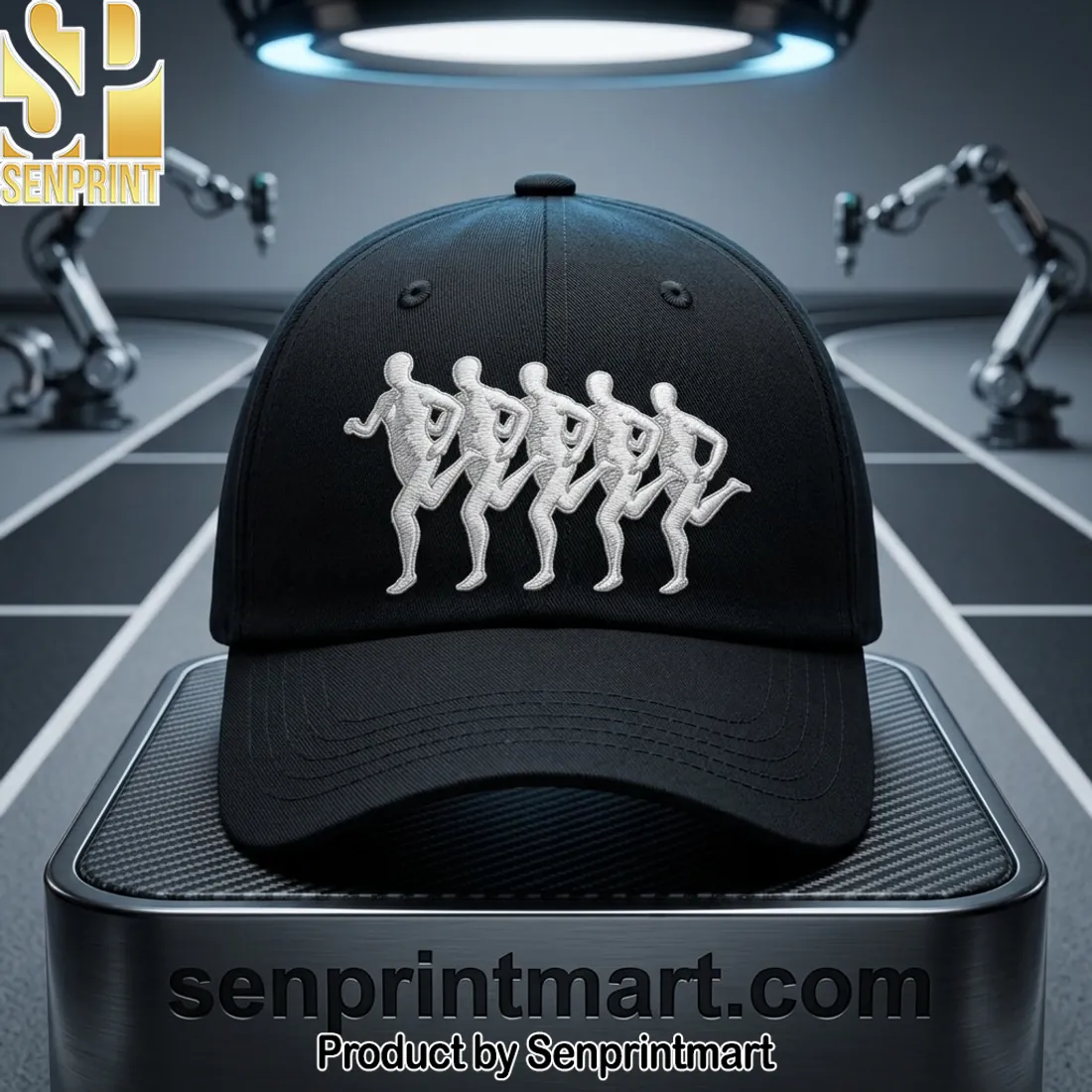 Kawhi Leonard Klaw Running Man Embroidered Baseball Cap