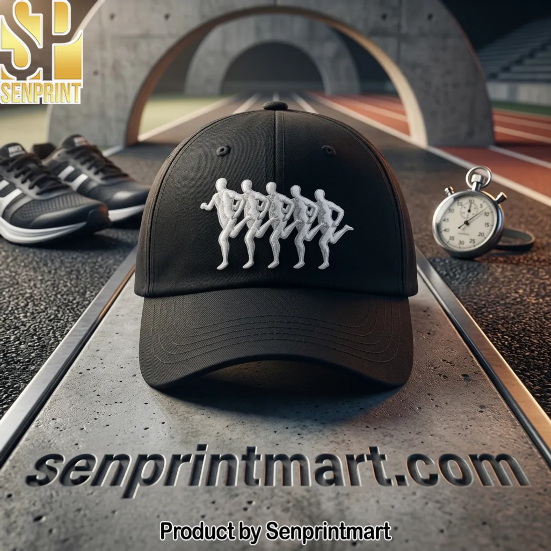 Kawhi Leonard Klaw Running Man Embroidered Baseball Cap