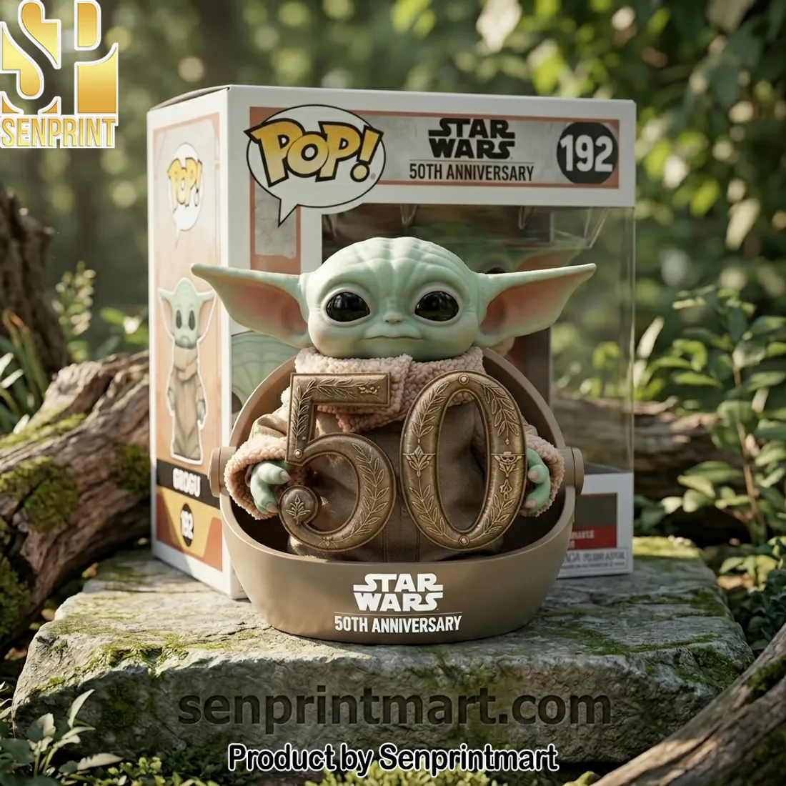 Star Wars 50th Anniversary Grogu Commemorative Funko Pop Figure