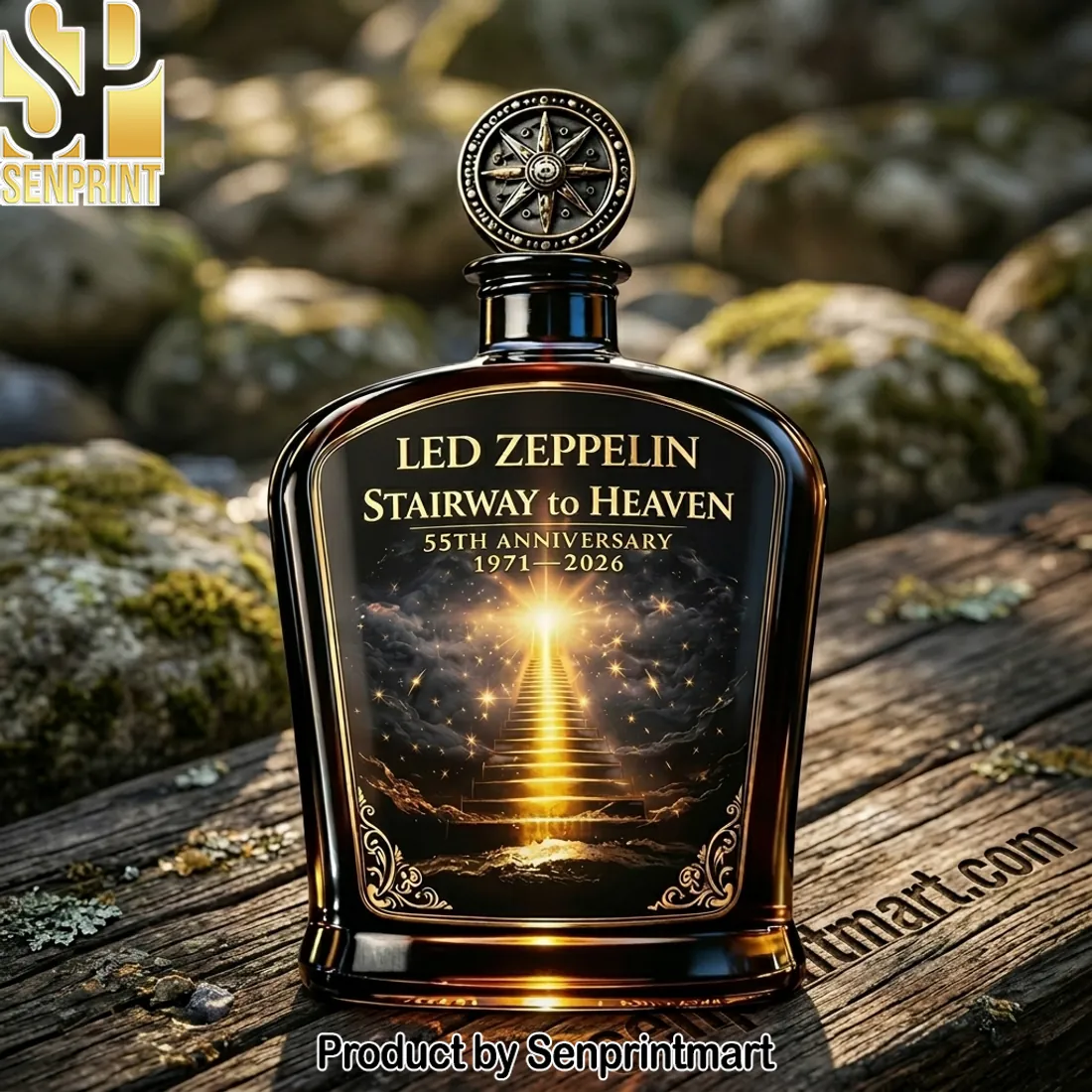 Led Zeppelin Stairway to Heaven 55th Anniversary 1971-2026 Collector Whiskey Decanter