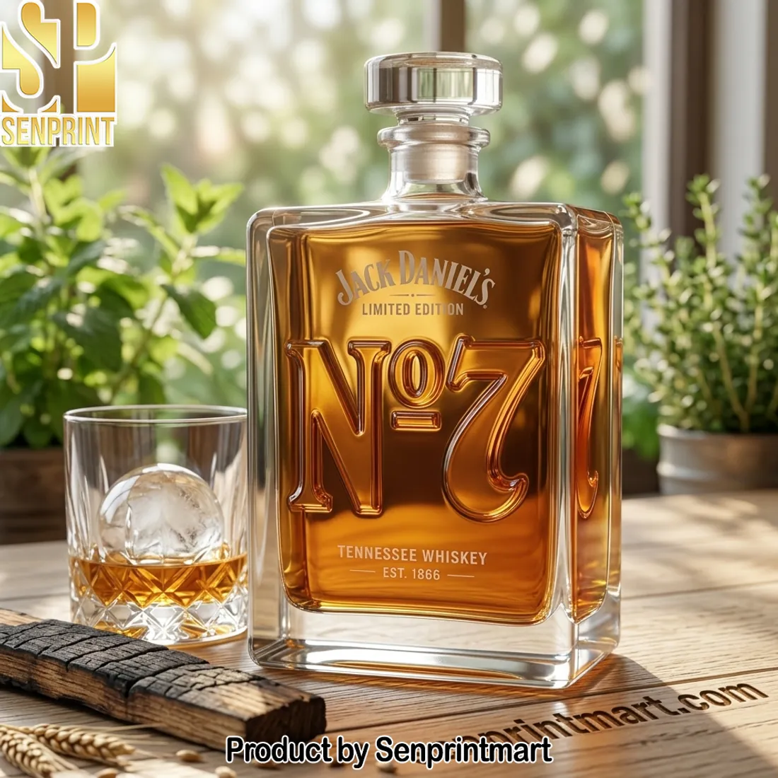 Jack Daniel's Limited Edition Nº7 Tennessee Whiskey Est. 1866 Whiskey Bottle