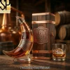 Wild Turkey 101 Premium Rock Carved Design Whiskey Bottle