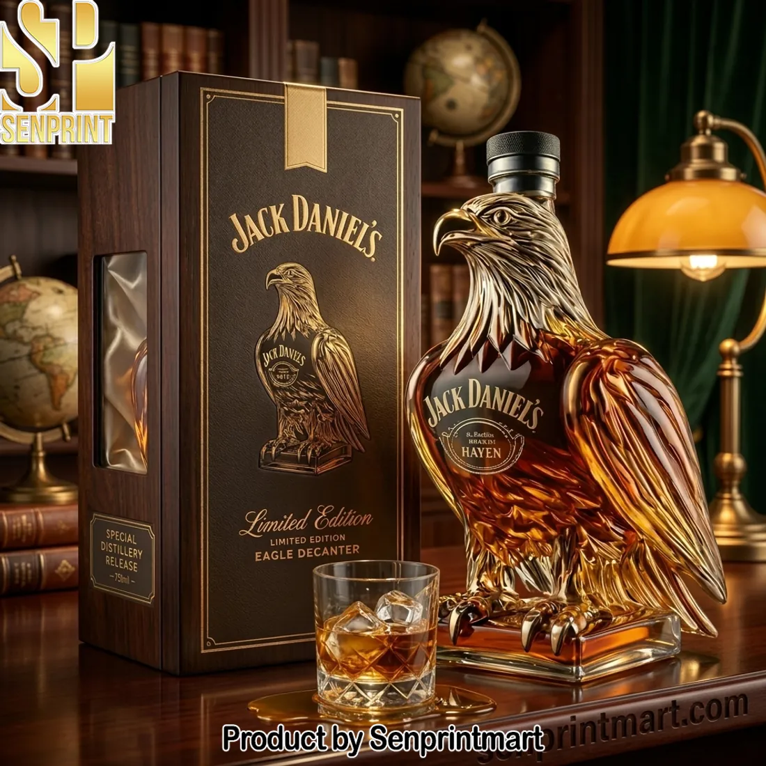 Jack Daniel’s Limited Edition Eagle Premium Whiskey Decanter