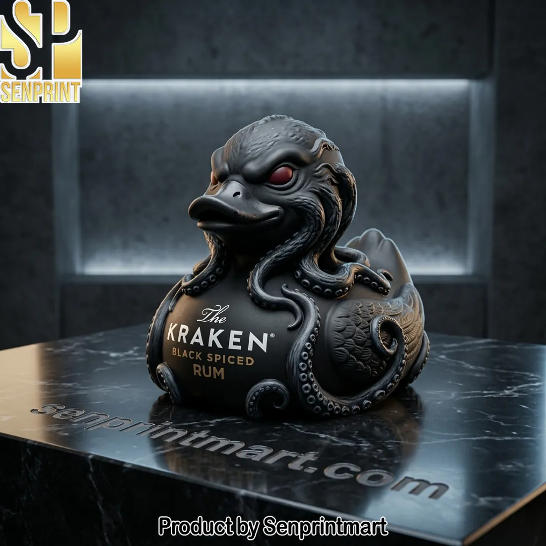The Kraken Black Spiced Rum Collectible Octopus Rubber Duck