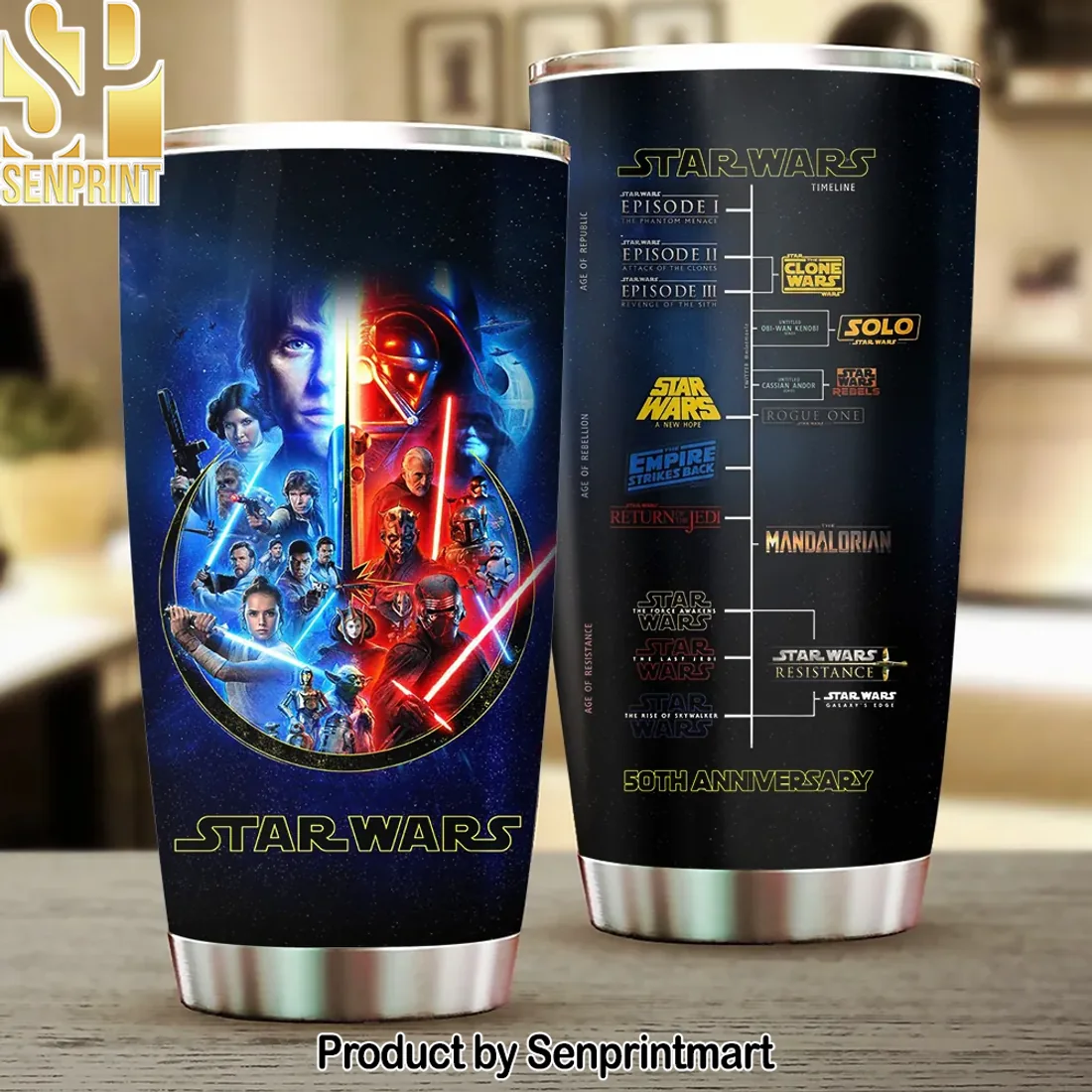 Star Wars 50th Anniversary Saga Collector’s Tumbler