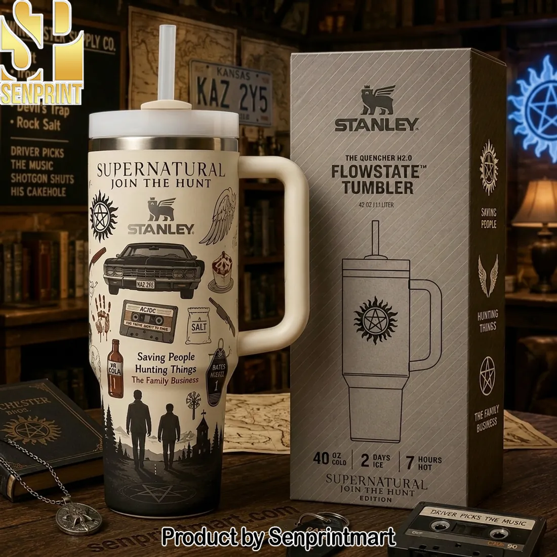 Stanley Supernatural Join The Hunt Quencher H2.0 FlowState Tumbler