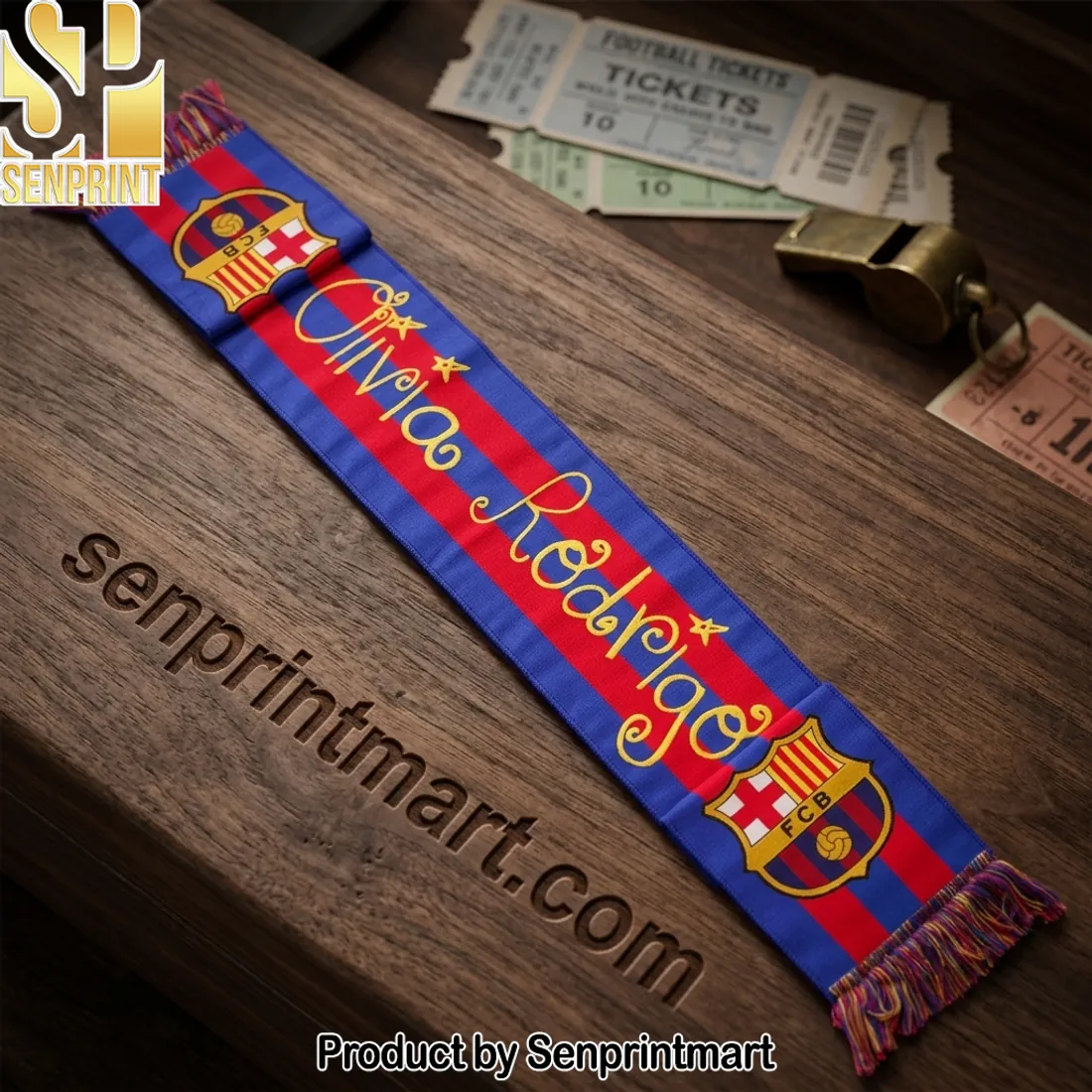 Official FC Barcelona Olivia Rodrigo Spotify 2026 Scarf