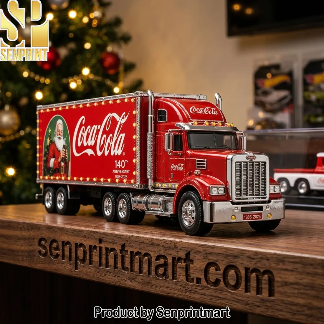 Hot Wheels Coca-Cola 140th Anniversary Limited Edition Holiday Truck