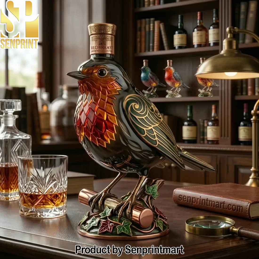 Redbreast Anthemetry Collection Premium Sculpted Robin Whiskey Decanter