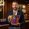 3D Octopus Design Glass Whiskey Decanter
