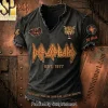 Van Halen Eddie Van Halen Eruption Distressed V-Neck T-Shirt