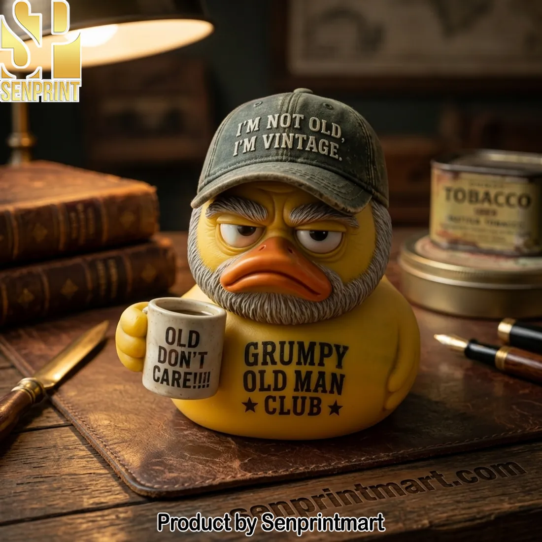 Grumpy Old Man Club “I’m Not Old I’m Vintage” Rubber Duck