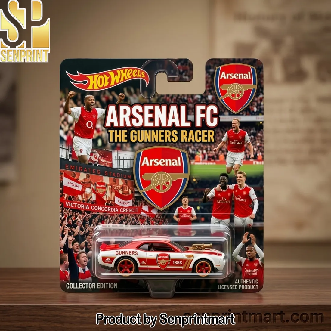 Hot Wheels Arsenal FC The Gunners 1886 Collector Edition Die-Cast Model Car