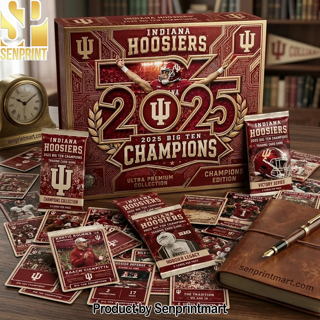 Indiana Hoosiers 2025 Big Ten Champions Ultra Premium Trading Card Game