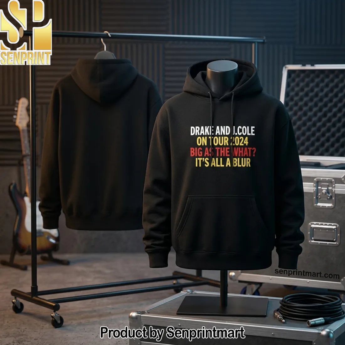 Drake and J. Cole On Tour 2024 It’s All A Blur Hoodie