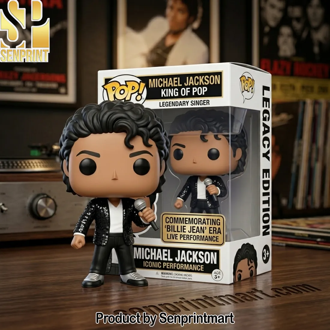 Michael Jackson King of Pop Billie Jean Era Legacy Funko Pop Figure