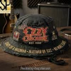 Omega Psi Phi Distressed Embroidered Bucket Hat