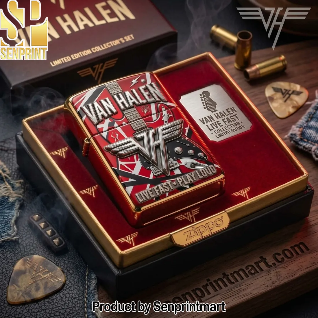 Van Halen Limited Edition Live Fast Play Loud Zippo Lighter
