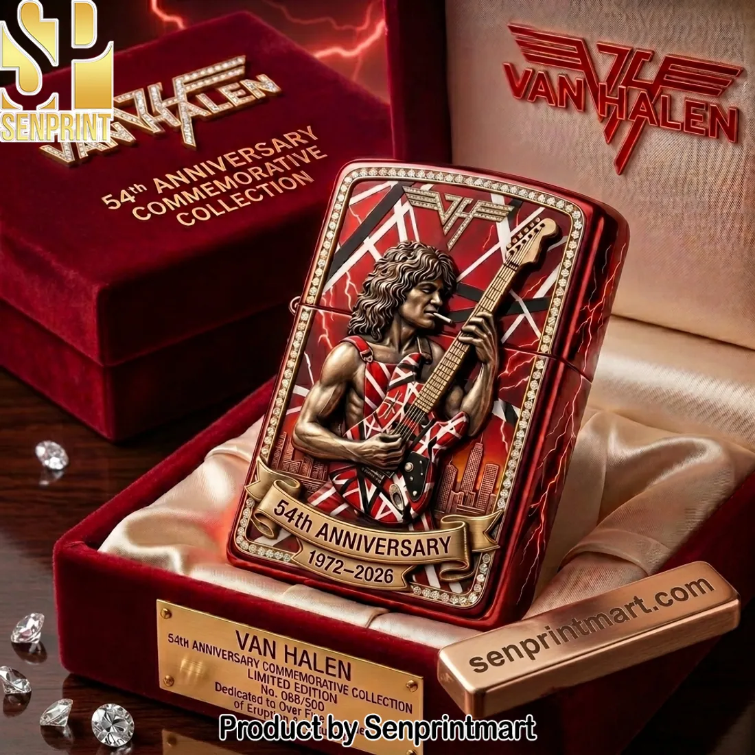 Van Halen 54th Anniversary Commemorative Limited Edition 3D Lighter