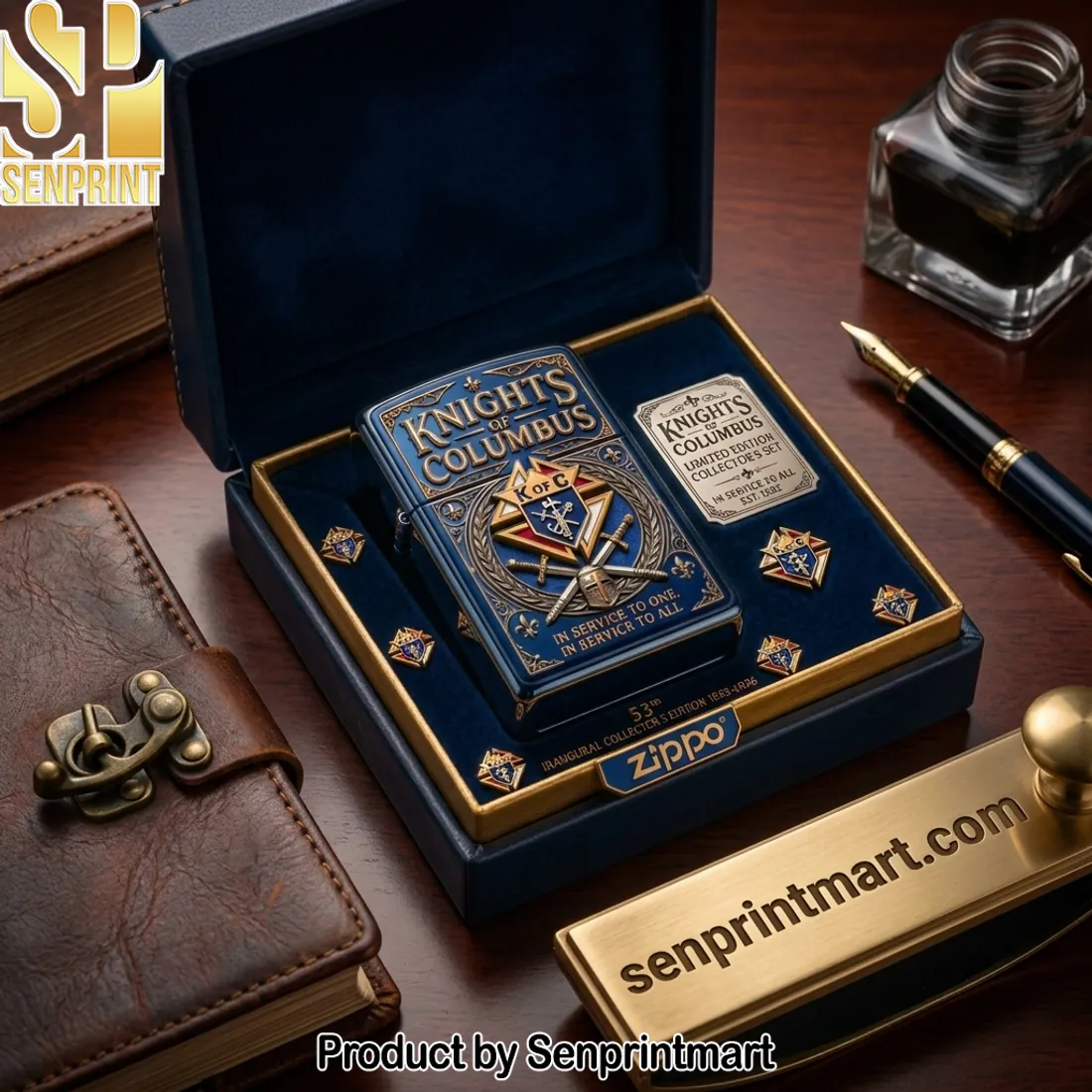 Knights of Columbus Limited Edition Zippo Lighter Set