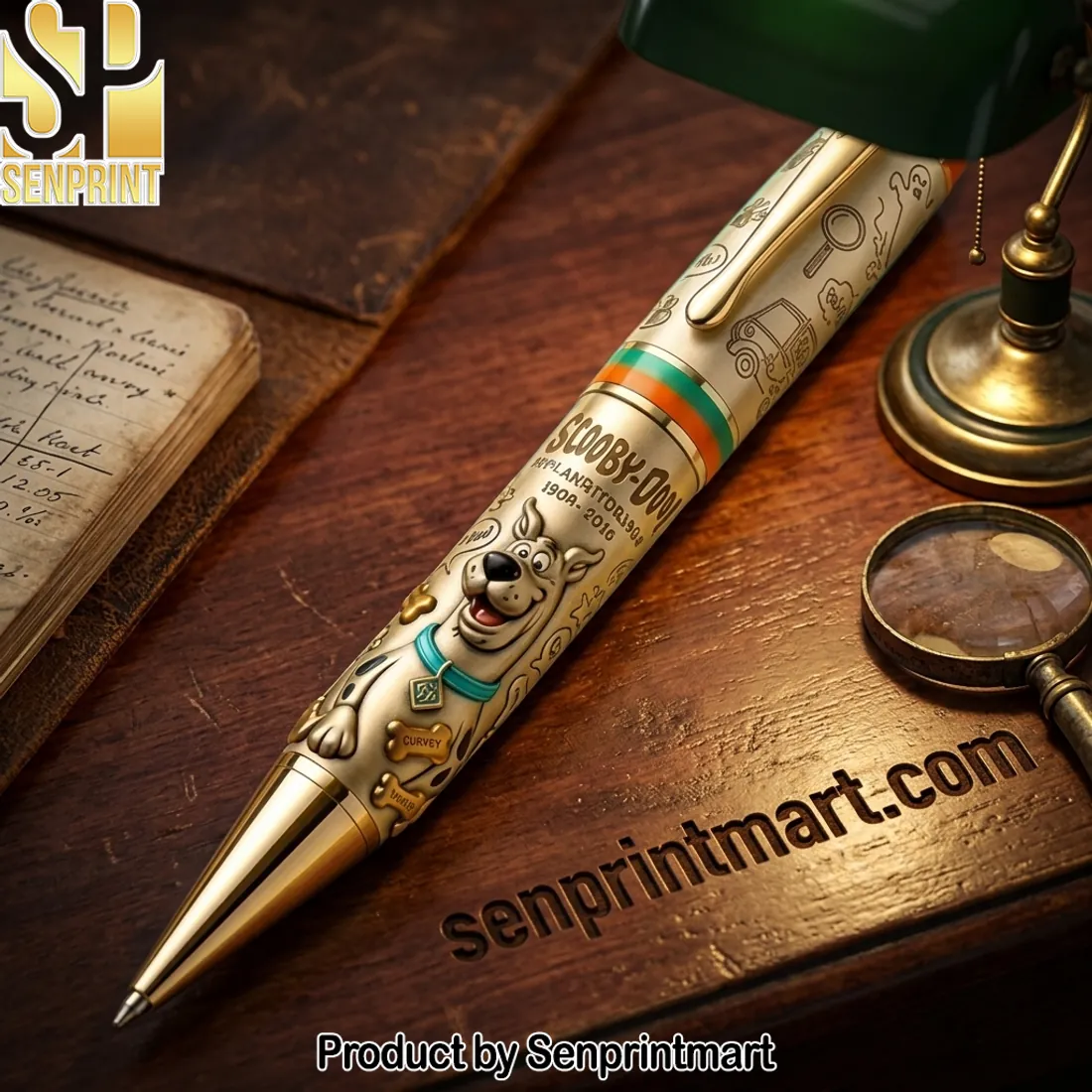 Scooby-Doo 1909-2016 Commemorative Gold Embossed Pen