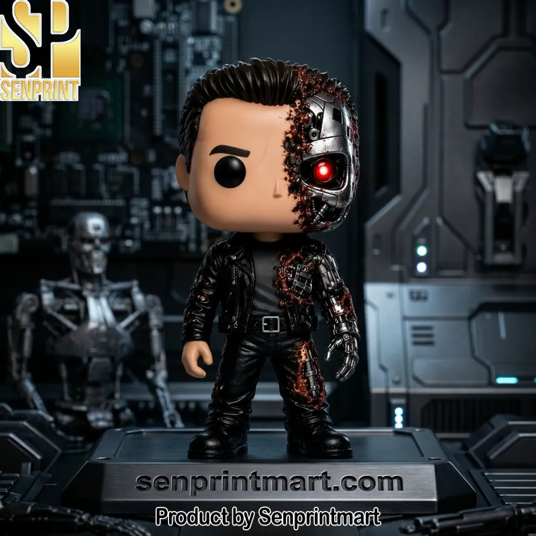 Terminator 2 Judgment Day 35th Anniversary Battle Damaged Pop! Figure