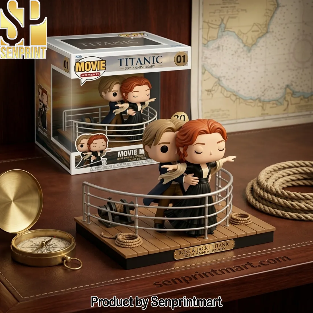 Titanic 30th Anniversary Jack and Rose Funko Pop Movie Moments Figure