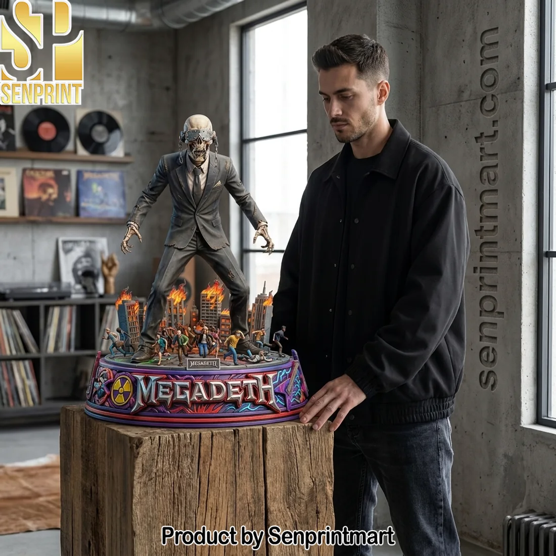 Megadeth Vic Rattlehead Iconic Premium Collectible Statue