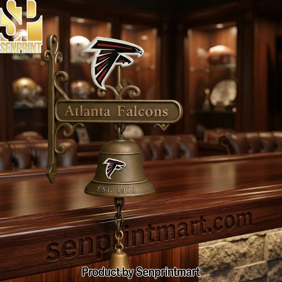 Atlanta Falcons NFL Vintage EST. 1966 Wall Bell