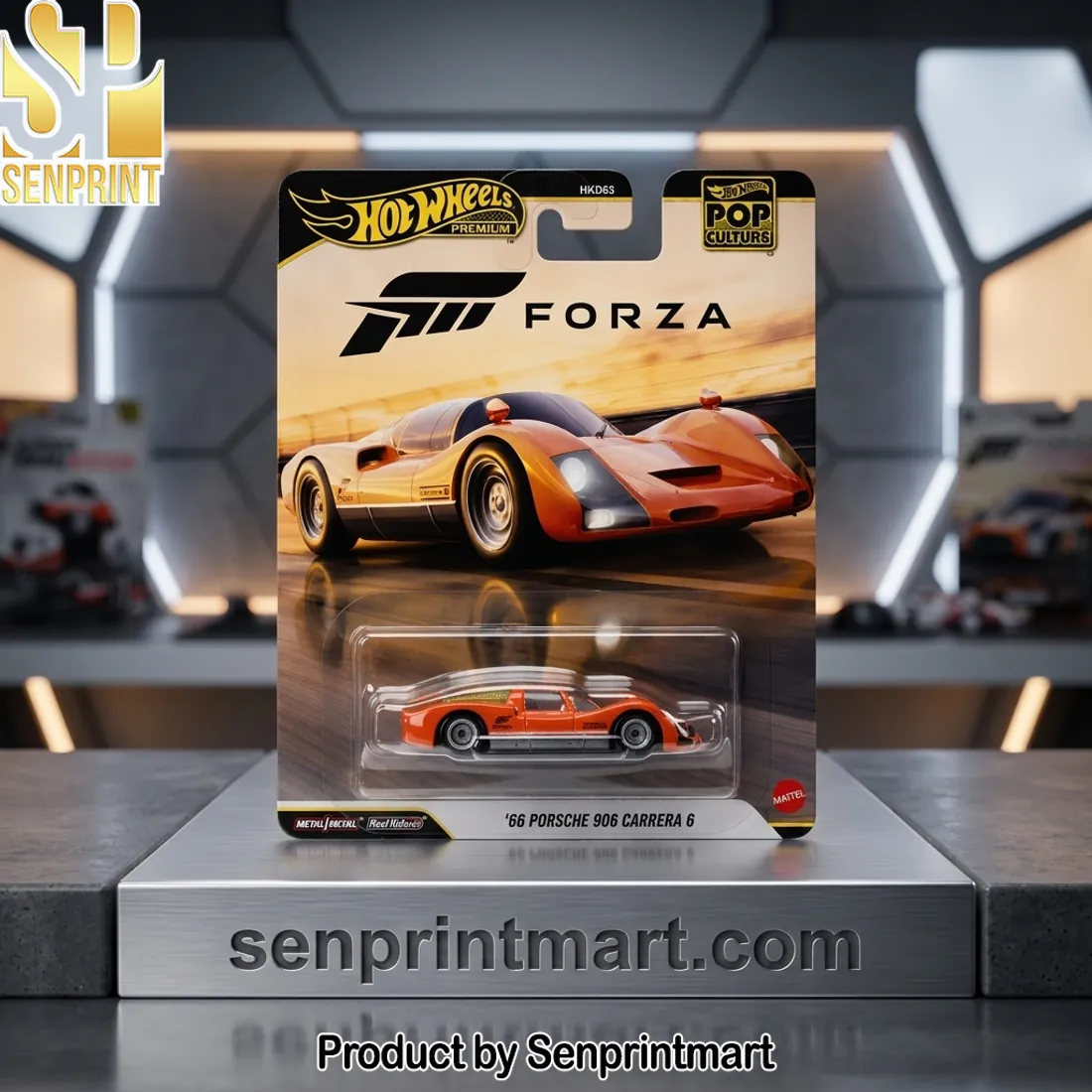 Hot Wheels Premium Forza ’66 Porsche 906 Carrera 6 Diecast Car