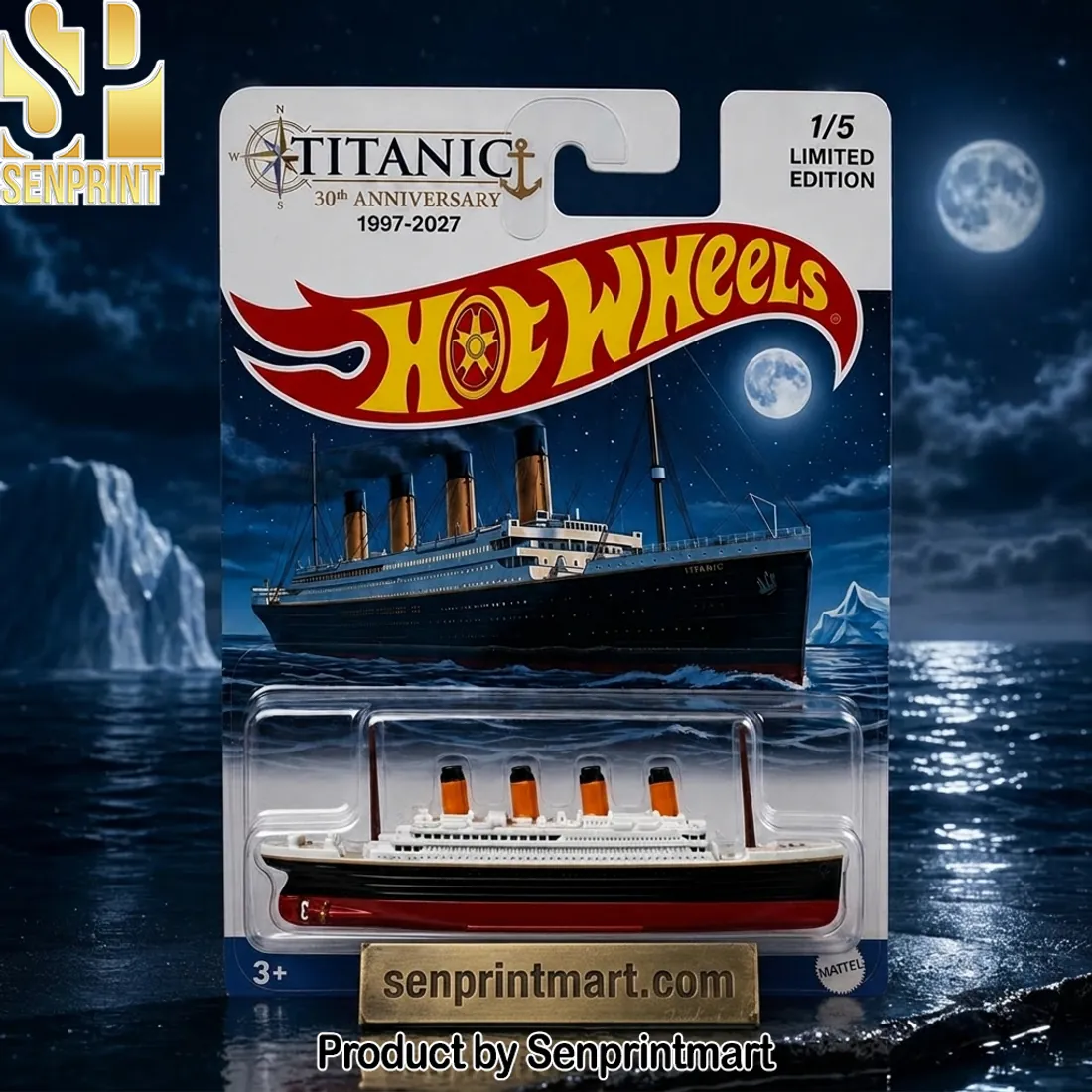 Hot Wheels Titanic 30th Anniversary Limited Edition Diecast Ship