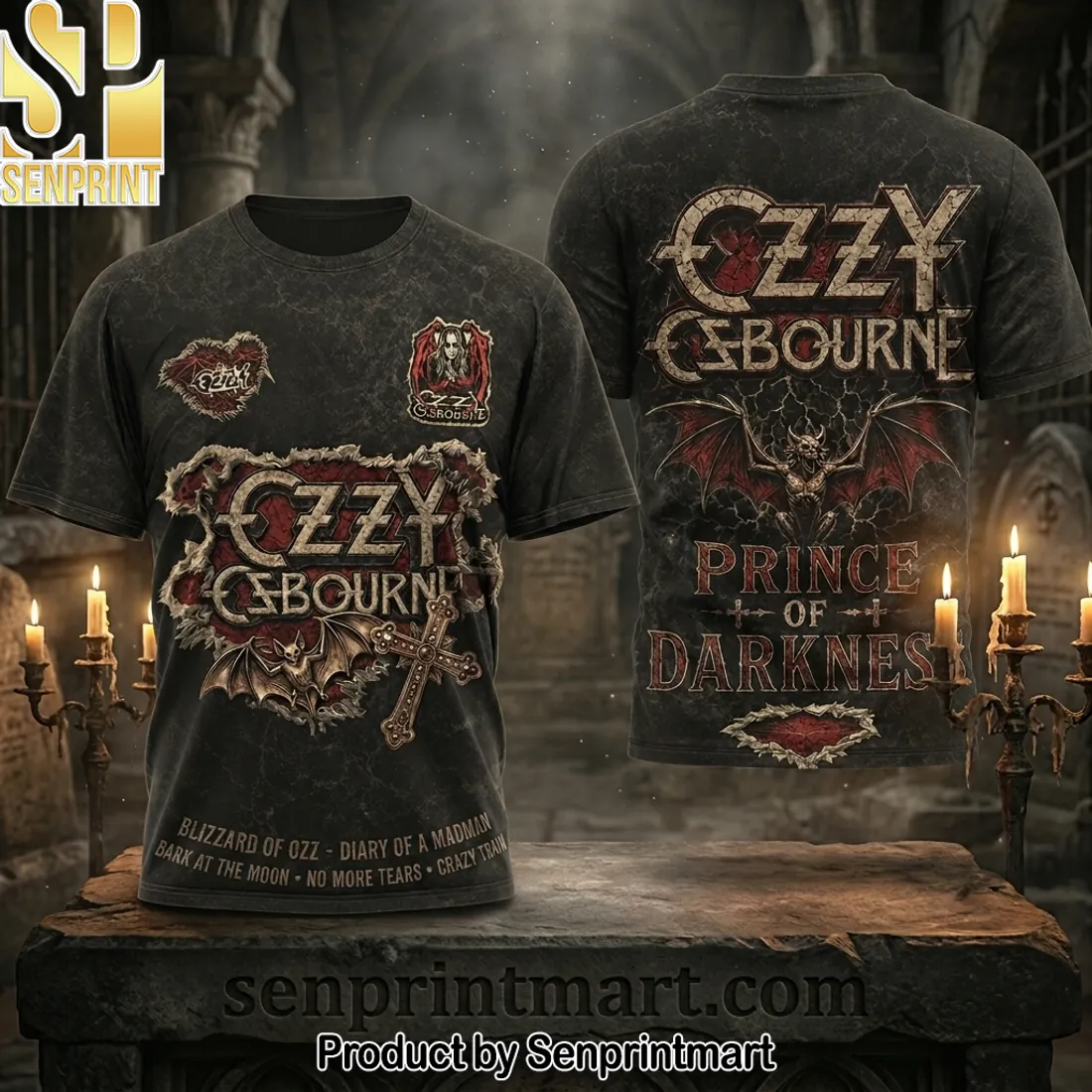 Ozzy Osbourne Prince of Darkness Vintage T-Shirt