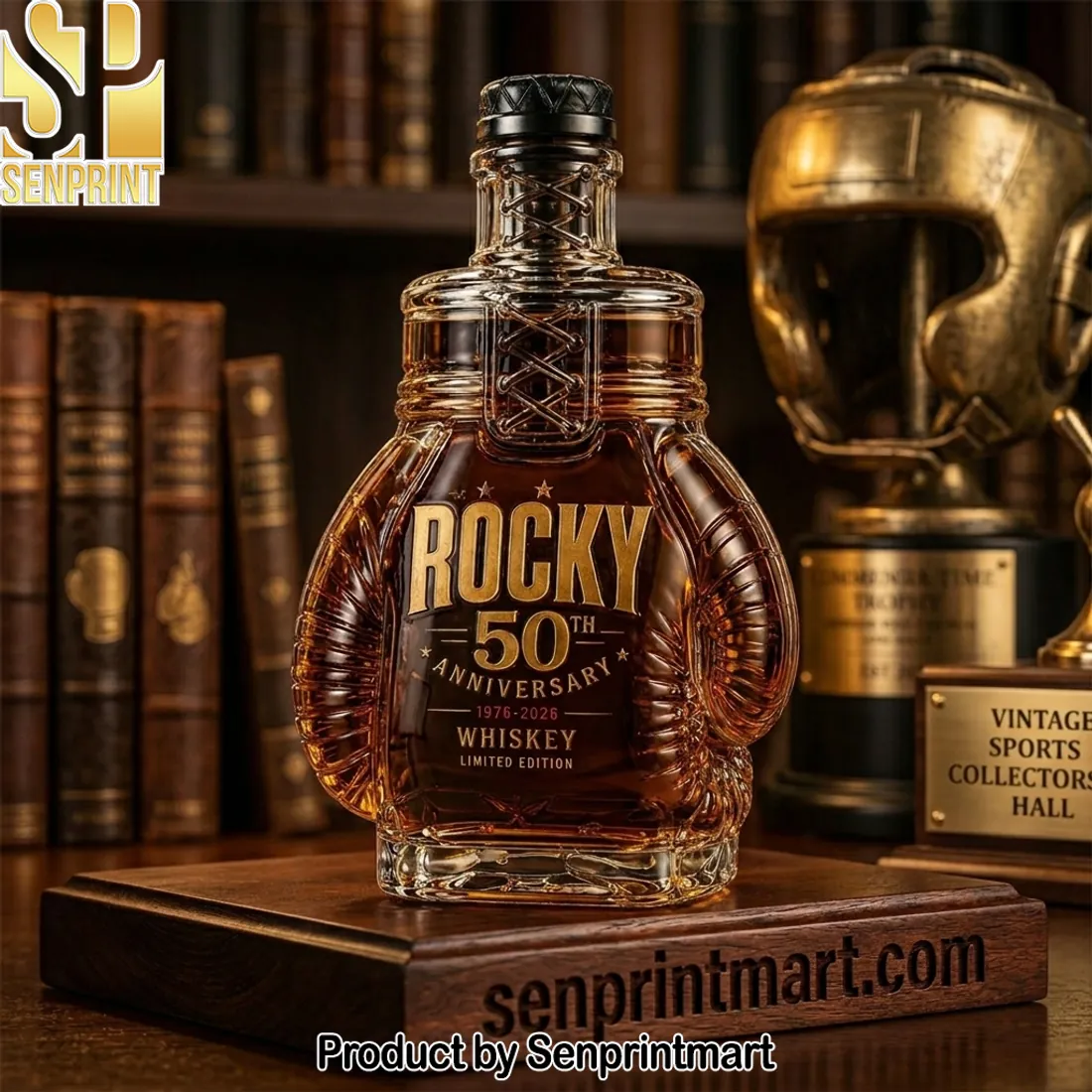 Rocky 50th Anniversary Limited Edition Boxing Glove Whiskey Bottle