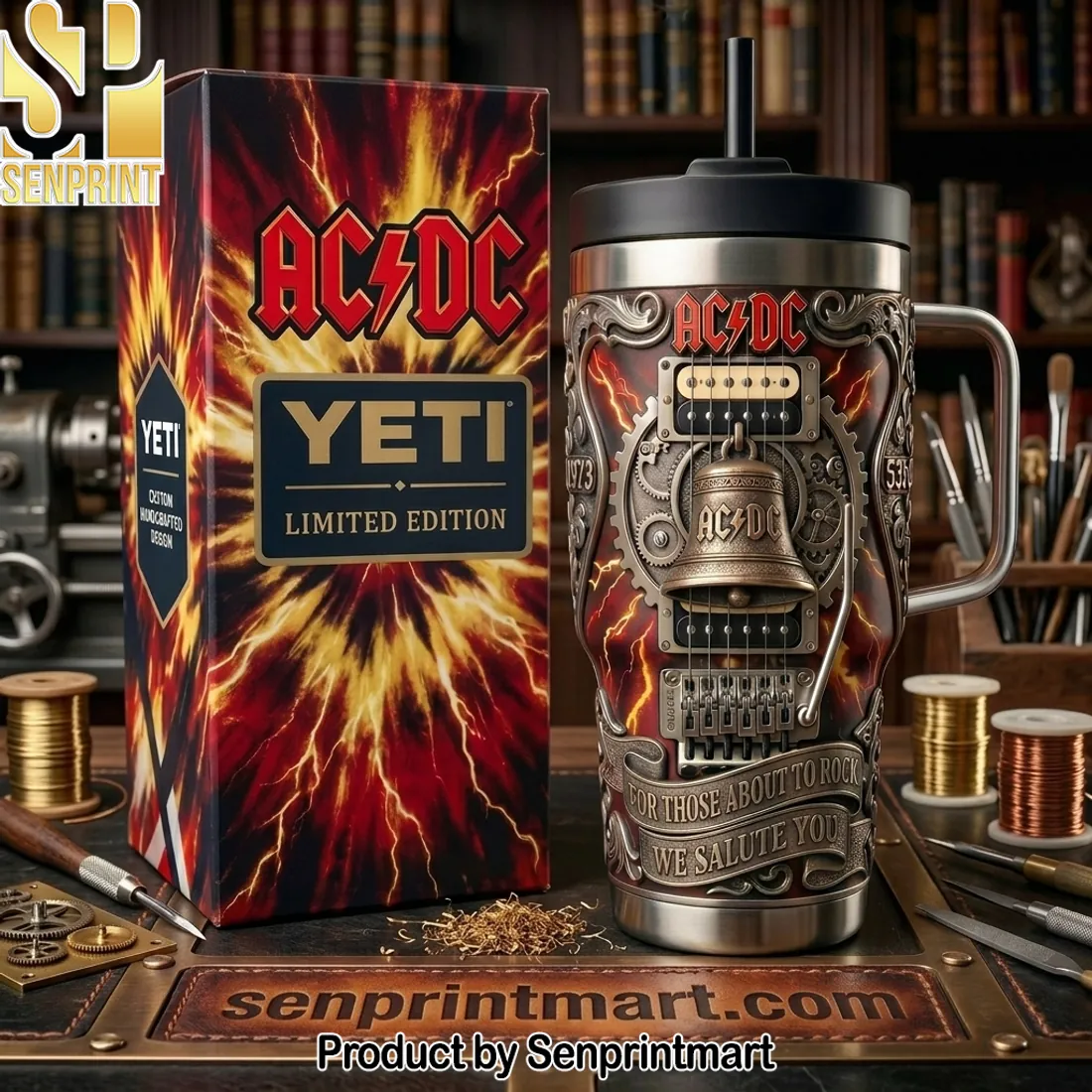 AC/DC 53rd Anniversary Limited Edition Steampunk Handled Tumbler