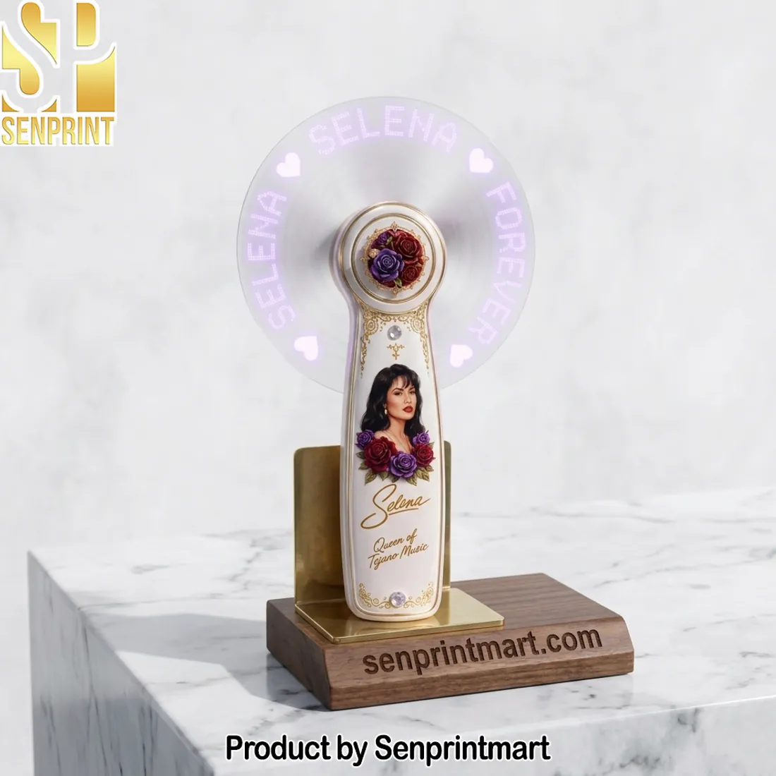 Selena Quintanilla “SELENA FOREVER” LED Message Hand Fan