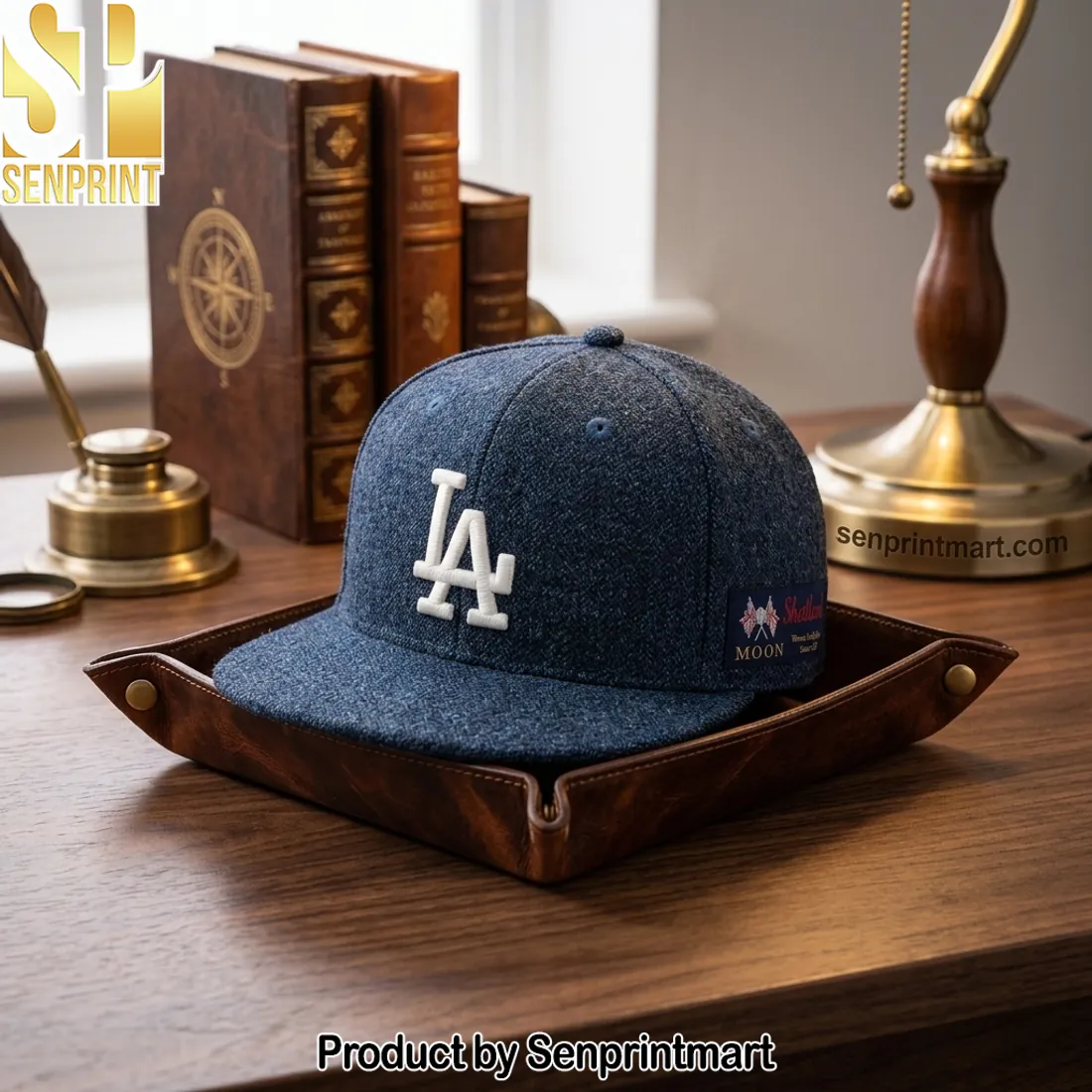 Los Angeles Dodgers Premium Shetland Moon Baseball Cap