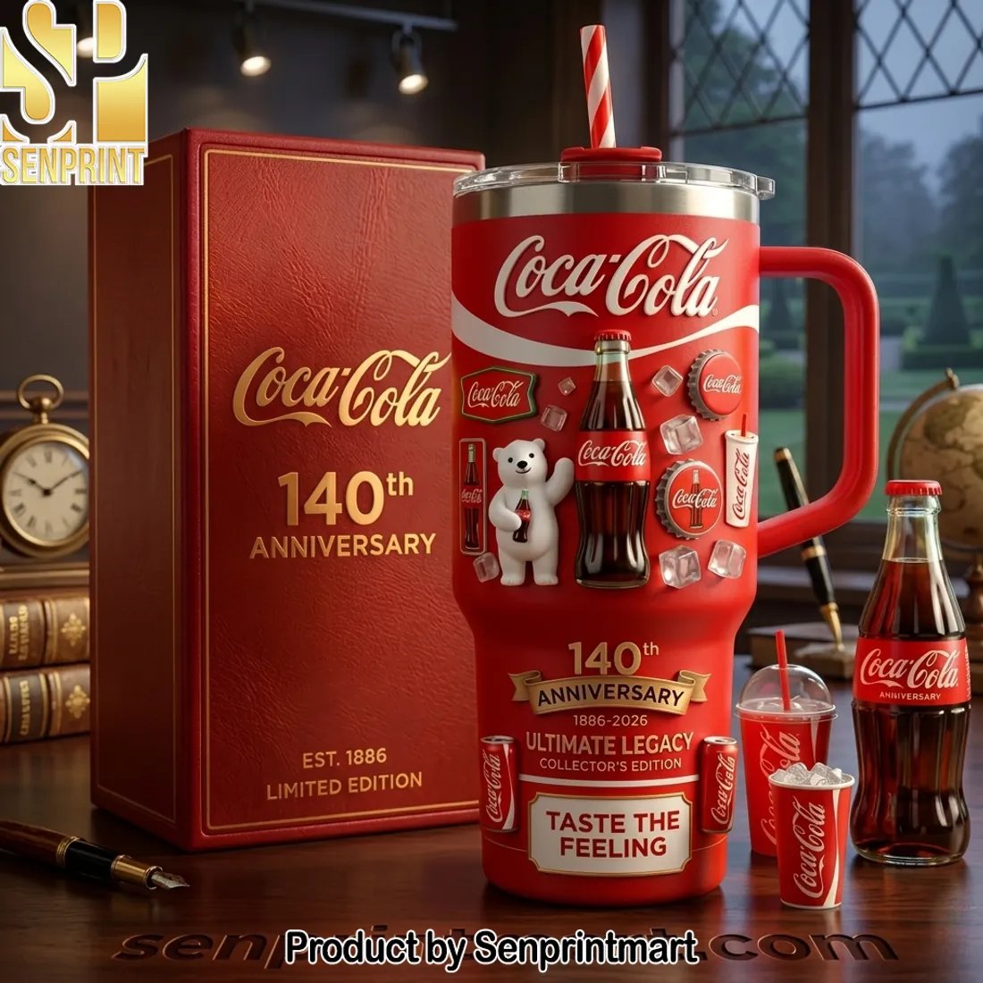 Coca-Cola 140th Anniversary Ultimate Legacy Collector’s Edition Insulated Tumbler Coca-Cola 140th Anniversary Ultimate Legacy Collector’s Edition Insulated Tumbler