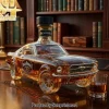 Ozzy Osbourne “In Memory of Ozzy” Gothic Bat Wing Skull Whiskey Decanter