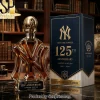 KU Jayhawks Crowned Crystal Mascot Whiskey Decanter